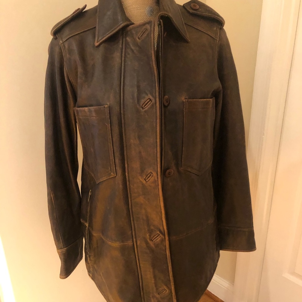 Ready for the fall Harve Bernard leather jacket